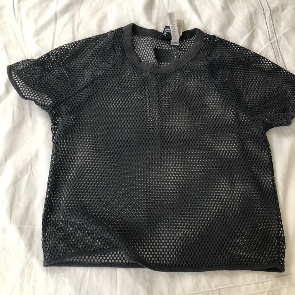 Adidas mesh workout tee